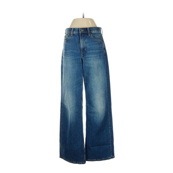 Banana Republic Denim - Banana Republic Essential Wide Leg High Rise Jeans 27